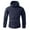 Blue, variant on Kureaily Men's Winter Warm Lined Jacket Rain Hood Coat Hiking Snowboard