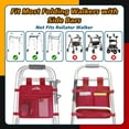 thumbnail image 7 of SupreGear Walker Side Bag, Water-Resistant Pouch, Hand-Free Storage for Folding Walkers, Seniors, Red, 7 of 7