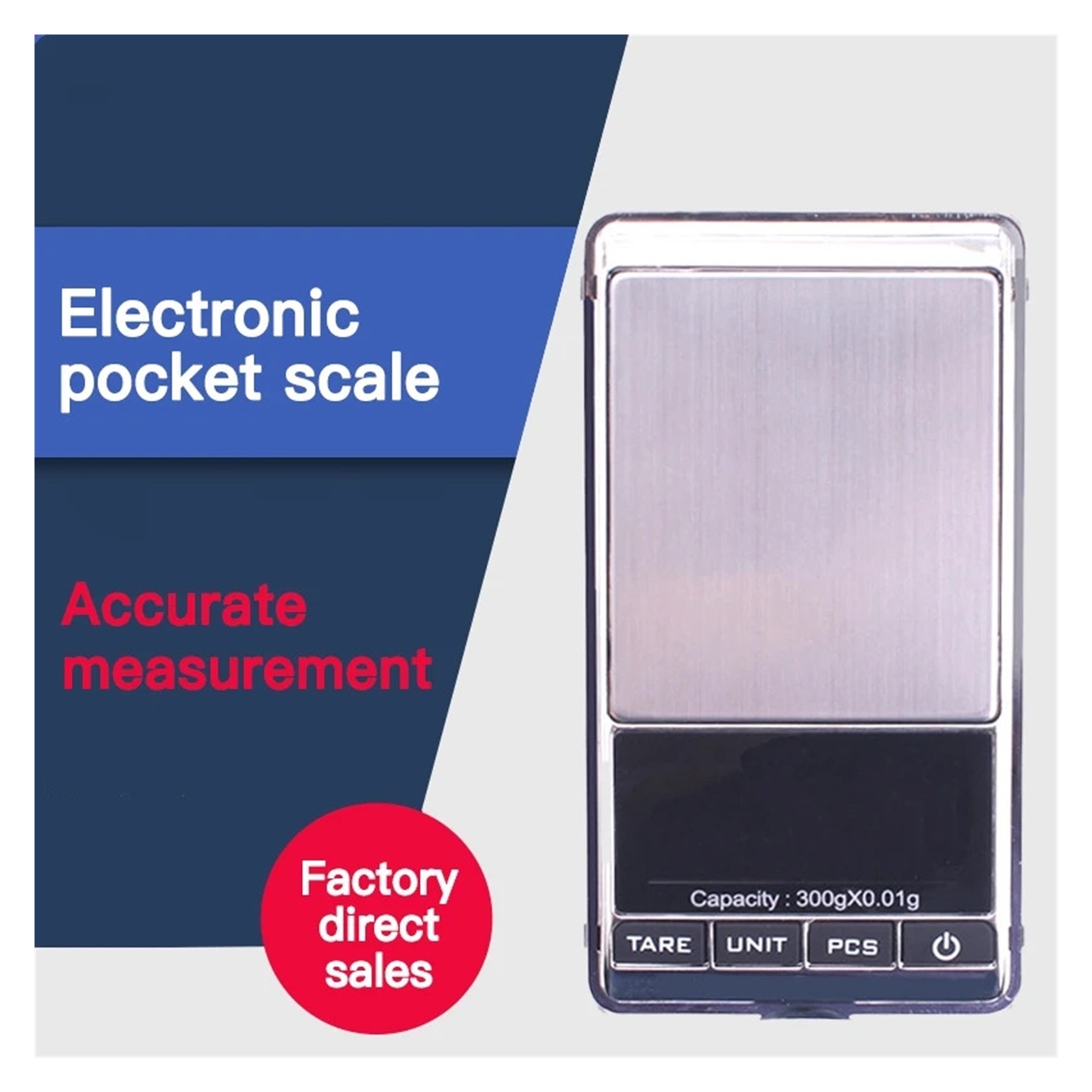 Highest 500g/0.01g Electronic Scale, Precision Portable Pocket Lcd Digital Jewelry Scales, Weight Balance Kitchen Gram Scale ,Simple Operation