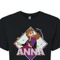 thumbnail image 3 of Disney Frozen 2 - Anna Stirs Up Leaves - Juniors Cropped Cotton Blend T-Shirt, 3 of 5