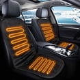 thumbnail image 2 of Dsscvnef Heated Car Seat Cushion 45 65 ℃ Heated Car Seat Cushion With Elastic Band Quick Heating Intelligent Control Car Seat Heating Pad for Winter Car Seat, 2 of 9