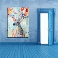 thumbnail image 3 of Cuadro Alce Acuarela Abstracto De Colores En Lienzo Canvas, 3 of 4