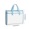 thumbnail image 3 of Weloille 13 Pocket Portable Expanding File Folder 1 Piece, Tear Resistant Color Coded Label Handle, Large Capacity Document Organizer, for Invoice Receipt Paper File Storage Office Business Use, 3 of 6