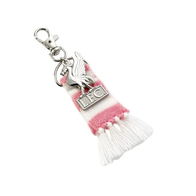 Liverpool FC Stripe Crest Keyring