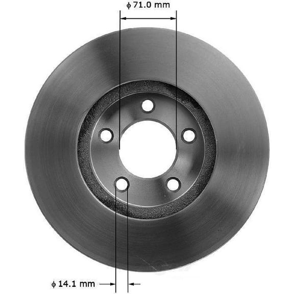 BENDIX PRT5050 Bendix Brake Rotor Fits select: 2001-2007 FORD TAURUS, 2001-2005 MERCURY SABLE