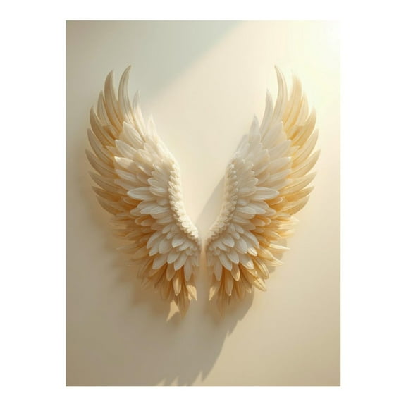 Diamond Art Kit for Adults, Elegant Feathered Wing Decor Diamond Painting for Adults Beginners, DIY Diamond Art Painting Kits, 5D Diamond Painting Crafts for Home Decor 12x16 Frameless