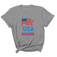 thumbnail image 2 of Vetsdori Mens 4th of July Tshirts Red White and Blue Summer Pullover Independence Day American Flag Patriotic,Casual Shirts Tops for Men Crew Neck, 2 of 5