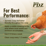 Sweet PDZ COOP REFRESHER Chicken Coop Refresher, 10 Lbs. - Quantity 1