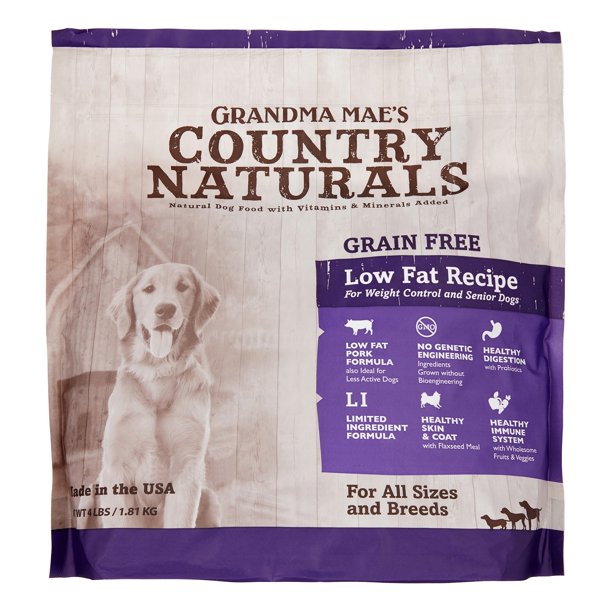 Grandma Mae's Country Naturals GrainFree Low Fat Recipe Dry Dog Food