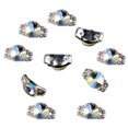 thumbnail image 4 of 10 Piezas Pedrería Brillante de Clavos de Cristal Consejos Decoración Salvador  Nail Art Diamond Tips, 4 of 8