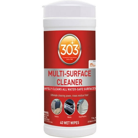 303 (30220) All Purpose Cleaner Wipes for Fabrics, Metals, Vinyl, and Plasticts, 40