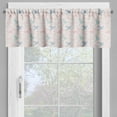 thumbnail image 2 of Ambesonne Birds Valance Pack of 2, Flying Bird Branches Graphic, 54"X12", Pale Rose Pale Seafoam, 2 of 5