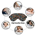 thumbnail image 7 of Naloa Retro Tape Print Sleep Mask for Sleeper, Light Blocking Sleeping Eye Mask for Women Men, Eye Shade with Adjustable Strap for Travel, Nap,Meditation, 7 of 7