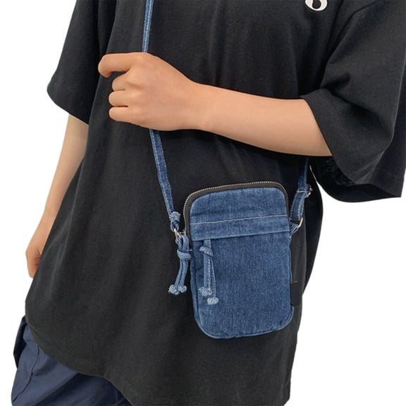 Women Shoulder Bag Japanese Styles Crossbody Bag Denims Messengers Bag Bag Change Purse for Daily Travel