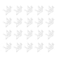 thumbnail image 3 of 100pcs Papel Grúa en forma de decoraciones para artesanías Pendientes Hollow-Out Pendientes, 3 of 5