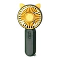 thumbnail image 3 of Tongina Handheld Fan Cute Lightweight Low Noise for Girls, Boys Personal Fan for Commuting Camping Outdoor Travel Hiking Green, 3 of 8