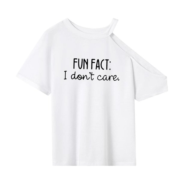 Camiseta de mujer con cuello redondo, disfraz sencillo, camisetas de verano transpirables de moda para el trabajo, viajes, caminar M