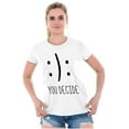 thumbnail image 4 of You Decide Happy Sad Emoticon Cute Womens Slim Fit Graphic Tee Brisco Brands L, 4 of 5