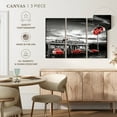 thumbnail image 5 of Elephant Stock American Diner Pop Wall Art - Horizontal Multi Panel Canvas - Living Room Wall Decor - Transportation Multi Panel - Gray And Black Decor - 65" x 42", 5 of 8