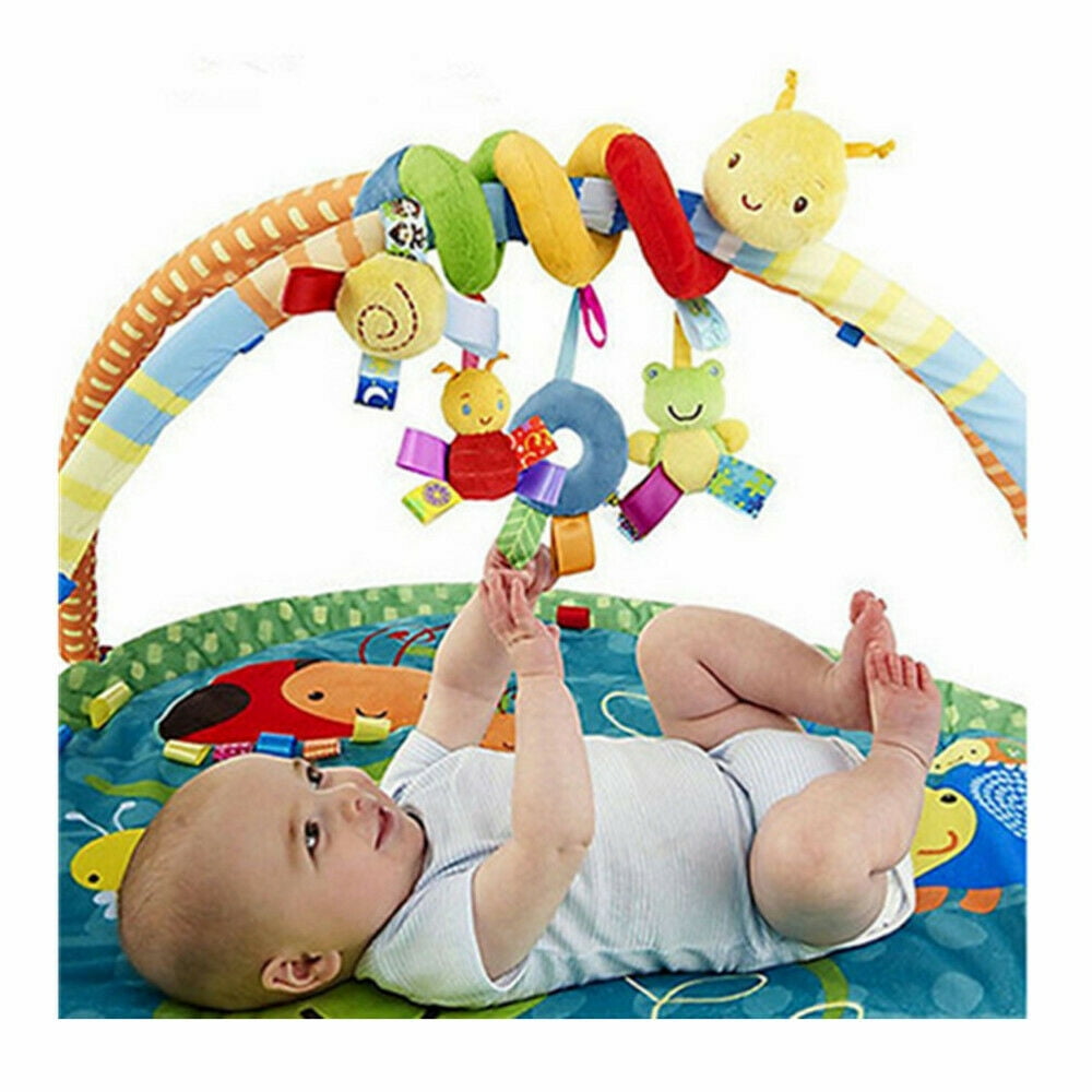 Baby Infant Around The Bed Stroller Crib Gift Hanging Rattles Revolves Toys Gift 