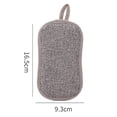 thumbnail image 2 of Double-Sided Kitchen Cleaning Sponges, Reusable Dish Scrubber Pads, Heavy Duty Scouring Pads for Pots, Pans, Dishes, Countertops, Bathroom, Durable Non-Scratch Sponge, 1Pc(Pink,16.5*9.5*3), 2 of 8
