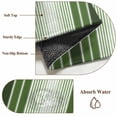 thumbnail image 6 of Round Rugs 4Ft, Forest Green Ombre Stripe Round Area Rug Washable Indoor Throw Carpet, Farmhouse Simple Striped Soft Non Slip Circle Rug for Kitchen Nursery Room Home Decor Aesthetic, 6 of 8