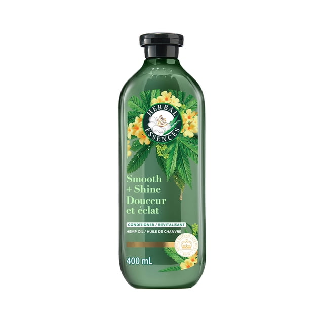 Herbal Essences Smooth + Shine Hemp Sulfate Free Conditioner, 400ml