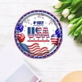 thumbnail image 3 of 100 Pcs Assiettes de Fête Patriotiques du 4 Juillet Vaisselle en Papier Jetable pour la Fête de l'Indépendance Décorations Rouges Blanches Bleues pour Célébrations du Jour Commémoratif, 3 of 5