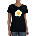 thumbnail image 1 of Happy Cute Fried Egg T-Shirt Women -Smartprints Designs, Female 4X-Large, 1 of 4