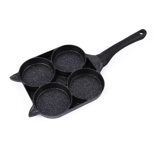 fastboy Pancake Omelette Pan Mini Four Hole Frying Pan Omelette Artifact Convenient Durable Kitchen Cooking Breakfast Maker