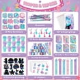 thumbnail image 2 of Set de recuerdos de fiesta BenLouis Mermaid, 120 unidades, para niños, con cuadernos, 2 of 7