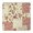 Pioneer Flower Floral-2, variant on Pioneer Flower Floral Print Pattern Square Fitted Tablecloth with Elastic Edge,Square Table Cover,Washable Elastic Table Cover for Home Kitchen Party Decor 34"x34"