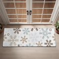 thumbnail image 2 of Light Christmas Snowflake Pattern Door Rugs,Washable Non Slip Door Mats Indoor,Decorative Door Mats,Entry Mat Indoor for Entrance,Bedroom,Kitchen,Bathroom,16"x47", 2 of 6