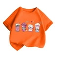 thumbnail image 1 of TZEWGL T-Shirts pour Enfants Imprimés Col Rond Manches Courtes Vêtements d'Été Amples pour Enfants Taille 6-8T, 1 of 5