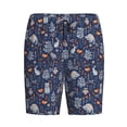 thumbnail image 6 of Daiia Autumn Forest2 Mens Woven Stretch Pajama Short,Short Pajama Pants-Large, 6 of 7