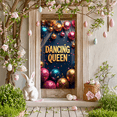thumbnail image 2 of LUUFILx Dancing Queen Disco Party Backdrop Banner Colorful Balloon Decorations Event Background Celebration Photography Props Party Supplies Dance Floor, 2 of 7
