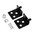 thumbnail image 4 of Elodie 2 Pcs Supports d'Angle en Métal Robustes pour Armoire Placard Noir, 4 of 8