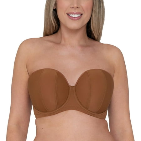 Curvy Kate Luxe Multiway Strapless Underwire Bra (CK2601) 30HH Caramel