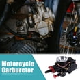 thumbnail image 3 of Universal 21mm Motocicleta Carburador para 50cc a 100c Negro Rojo, 3 of 7