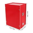 thumbnail image 2 of BEADCEST Donation Collection Box with Lock Red Privacy Lockable Suggestion and Feedback Box, 2 of 8