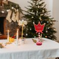 thumbnail image 2 of OUNONA Cute Desk Lamp Christmas Decorative Lamp Red Wood 1Set for Tabletop Decoration, 2 of 7