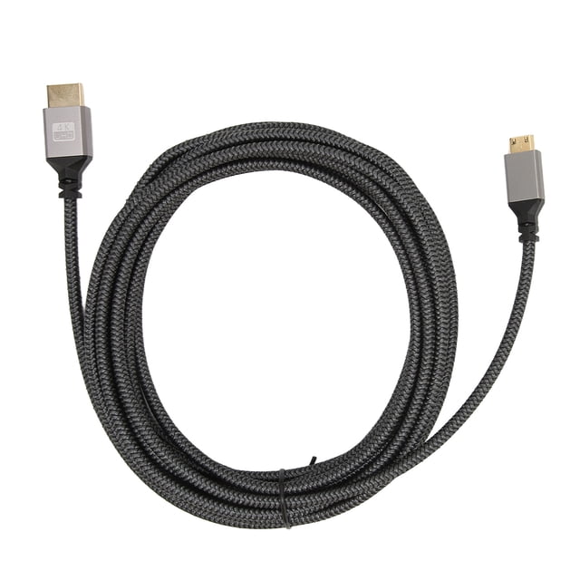 Cable de interfaz multimedia HD Cable macho a macho de interfaz multimedia HD tejido de alta velocidad 4K 60 Hz para monitor de TV de computadora