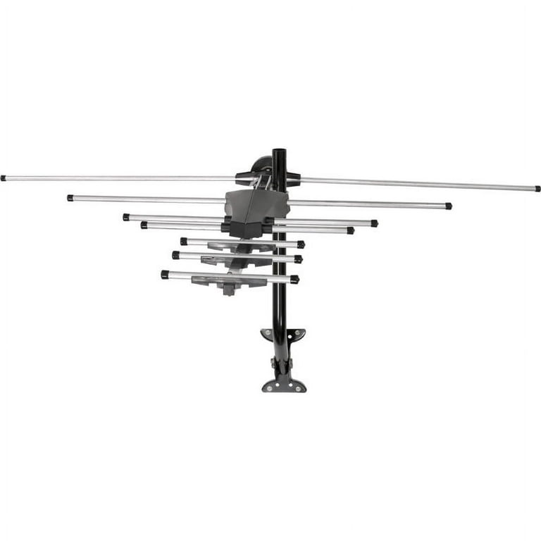VHF／UHF ANTENNA GE Outdoor HDTV Antenna, 60 miles Range, Silver, 30741 - Walmart.com