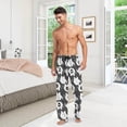 thumbnail image 6 of GZHJMY Elephant Pajama Pants for Men, Lounge Pants Lightweight Men Pajama Bottoms with Drawstring Pockets, Christmas New Year Birthday Gifts, Small, 6 of 6