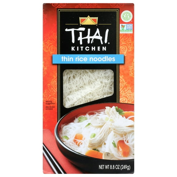 Pack of 12, Thai Kitchen Gluten Free Thin Rice Noodles, 8.8 oz