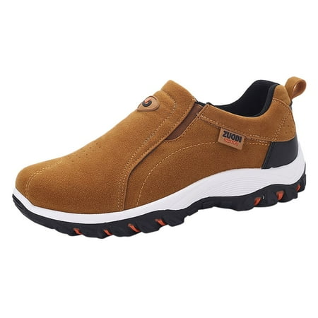 

Follure Men s Fashion Casual Shoes Outdoor Hiking Shoes Casual Shoes Fashion Non-slip Wearable Men s Shoes Sneaker Khaki 45