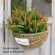 thumbnail image 3 of Cesta Trenzada De Paja, Cesta De Flores Tejida DIY Como Quieras ConResistente, Cesta De Ratán De Paja Multiusos, Perfecta Para Decoración Del Hogar, Fiesta De Oficina, 3 of 7