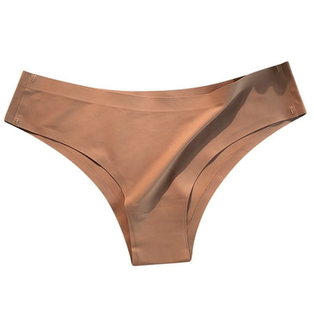 XFYSSS Sexy Women s Solid Color Plus Size High Waist Leak Proof Thong Triangle Underwear Panties Womens Briefs