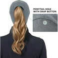 thumbnail image 3 of GADIEMKENSD Ultra-Warm Winter Fleece Ponytail Hat, Reflective for Night Safety, Drop Down Ear Warmer, 3 of 5