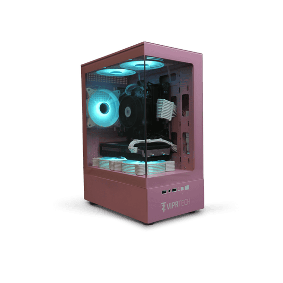 ViprTech Stryker 3.0 Liquid-Cooled PC - AMD Ryzen 7 (4.1GHz), RTX 3060 12GB, 16GB DDR4, 1T SSD, Icon Pink